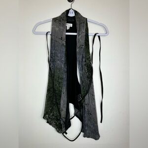 Improvd Gray and Black Top